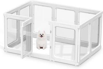 Parc chien 60cm blanc - Seconde chance, remise immediate, Verzenden