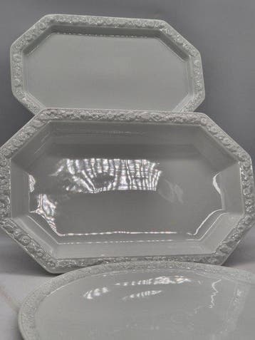 Rosenthal – Maria Weiß Servierplatten Set – Porzellan in