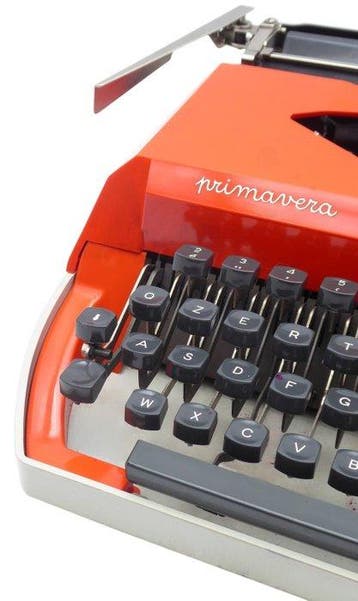 Primavera - Oorspronkelijke bewaring - Typemachine -