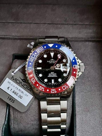 Mondia - Icon-Legend GMT Pepsi - MS-214-SS-RDBL-OY - Homme -