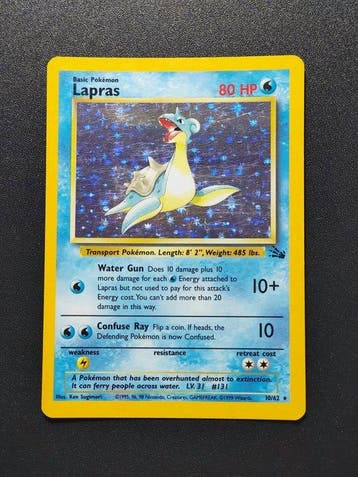 Pokémon - 4 Card - Lapras Holo - Jumpluff Holo - Electrode, Nieuw