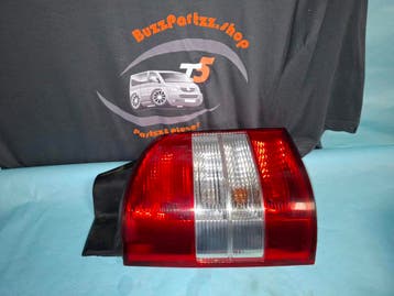 VOLKSWAGEN TRANSPORTER T5 ACHTERLICHT DUBBEL WIT LINKS KL..., Ophalen of Verzenden, Gebruikt, Volkswagen