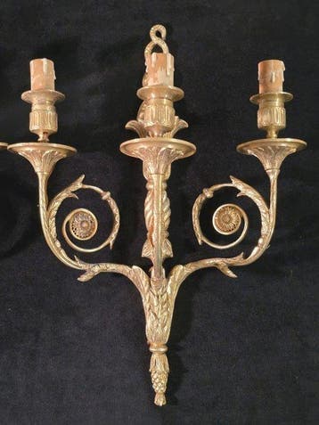 Applique murale (2) - Bronze doré