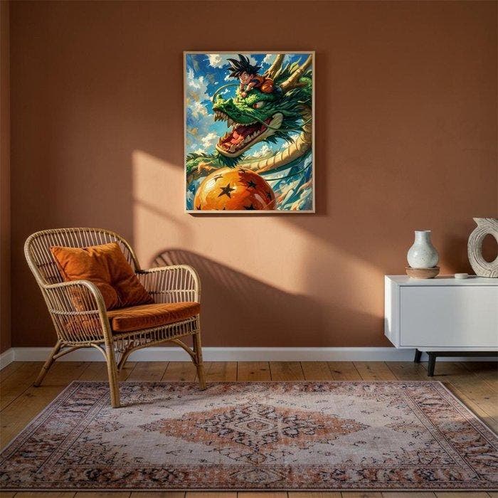 Naro - Canvas [L] - Goku and the Eternal Dragon Shenron, Games en Spelcomputers, Spelcomputers | Overige Accessoires