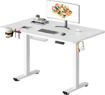 Zit sta bureau - Elektrisch - Verstelbaar - 110 x 54 cm - QE, Verzenden