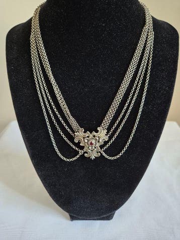 Sans prix de réserve - Chaîne Argent - collier de costume