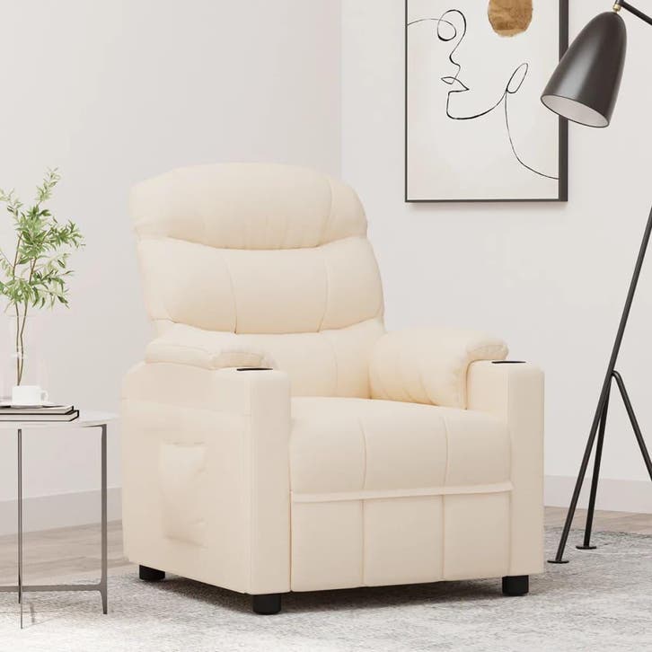 Fauteuil stof | Retour deal | Sla je slag, Huis en Inrichting, Fauteuils, 75 tot 100 cm, 75 tot 100 cm, Zo goed als nieuw, Hout