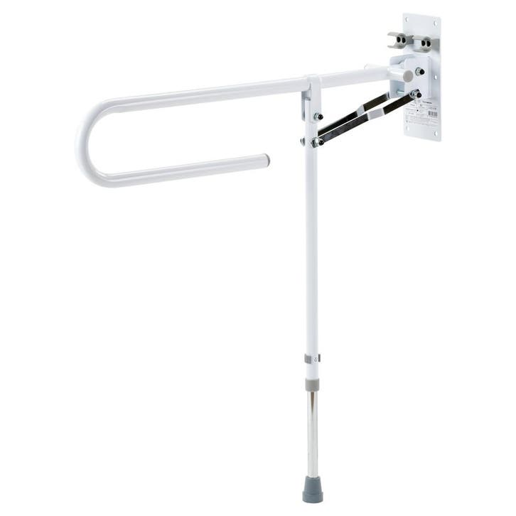 Toiletbeugel met steunpoot 75 cm WIT, Divers, Matériel Infirmier, Enlèvement ou Envoi