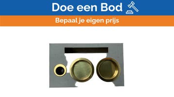 Bieden: Wurth gold | brass door lock kit -, Ophalen of Verzenden