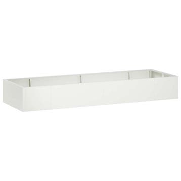 vidaXL Keermuur 8 st 300 x 100 x 40 cm Staal Wit, Verzenden, Nieuw