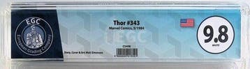 Thor #343 - EGC 9.8 - 1 Graded comic - Eerste druk - 1984, Nieuw