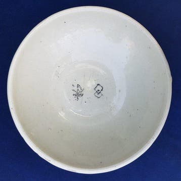 Antiek Chinees blauw-wit provinciaal porseleinen kom –