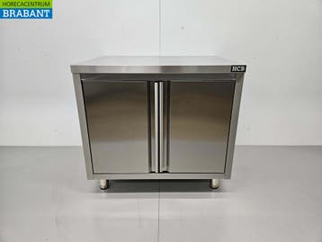 Armoire de travail HCB en acier inoxydable, 2 portes, gamme, Articles professionnels, Verzenden