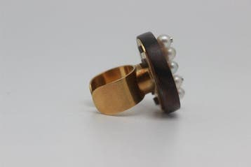 Ring - 18 karaat Geel goud - Saverio Cavalli 1970, Nieuw
