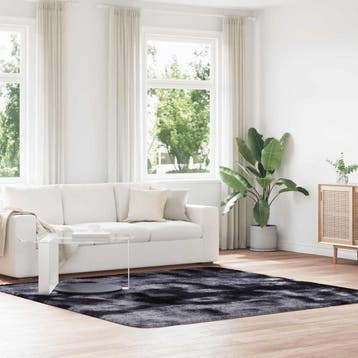 vidaXL Hoogpolig vloerkleed NAVARRA 240x240 cm polyester, Verzenden, Nieuw