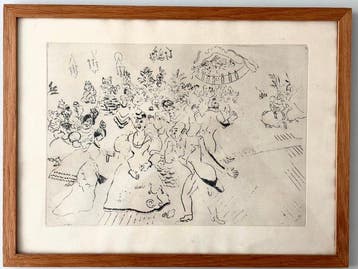 Marc Chagall (1887-1985) - Bal chez le gouverneur / Ball at