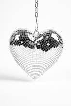 Hart 17 cm Spiegeltjes Zilver Hartje Liefde Raamhanger Trouw, Ophalen of Verzenden, Nieuw