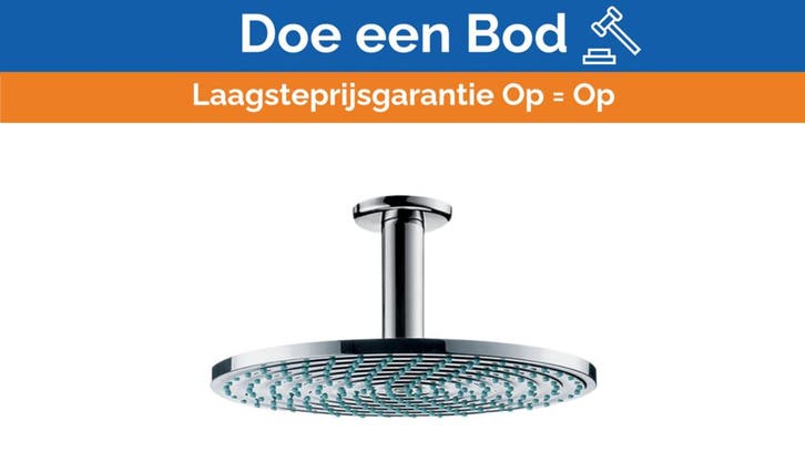 Bieden: Hansgrohe Raindance Air Chrome Marine, Doe-het-zelf en Bouw, Sanitair, Ophalen of Verzenden
