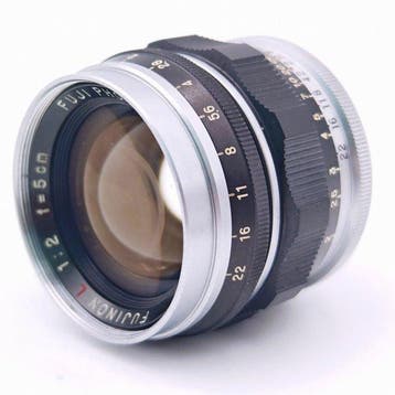Fujinon Fuji Photo Fujinon L 1:2 f=5cm L39 {Clad April