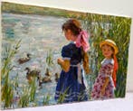 Vladimir Goussev (1957) - Fillette et les Petits Canards -