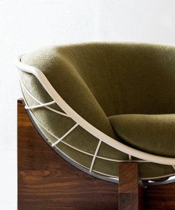 Deta Studio - Fauteuil - Tucker Chair - IJzer, Textiel,