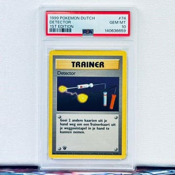 Pokémon Graded card - DETECTOR #74 1ST EDITION - Pokémon -