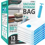 Strex Vacuumzakken Dekbedden & Kleding - 14 Stuks / 4 Maten, Verzenden, Nieuw