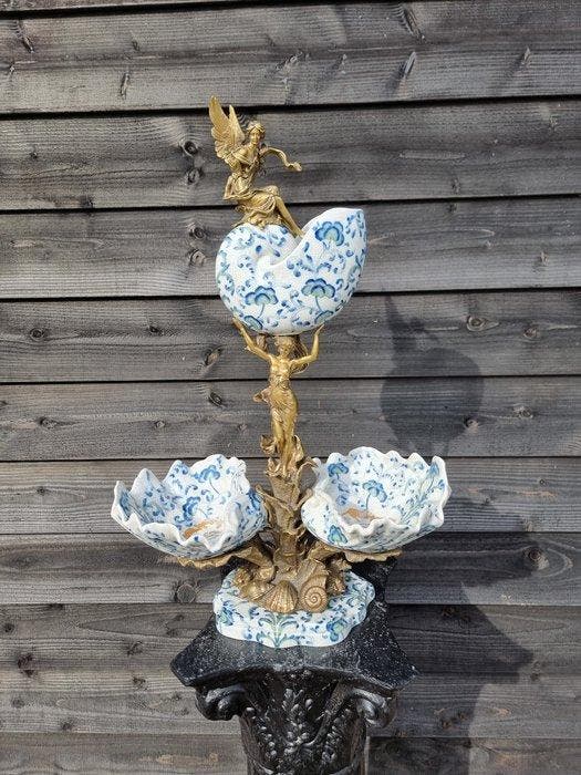 Decoratief ornament - BB 1887 - Frankrijk - XL centrumstuk, Antiek en Kunst, Kunst | Designobjecten