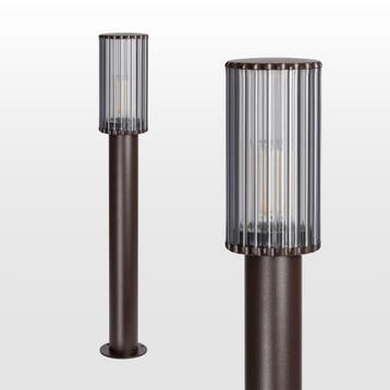 Tuinverlichting Modern Sablon 2 Tuinlamp Zwartbruin 60cm, Verzenden