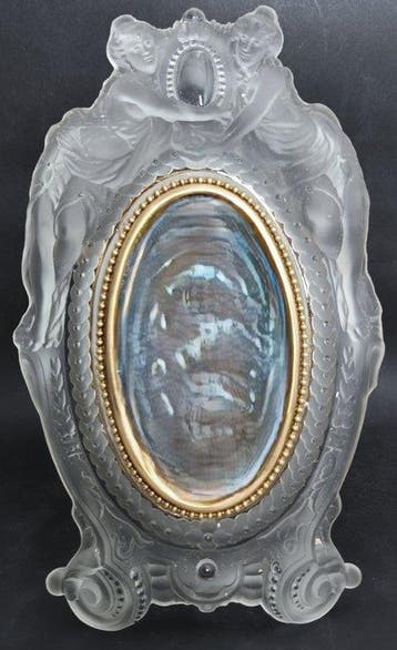 Tafelspiegel - Glas, Messing, Brons