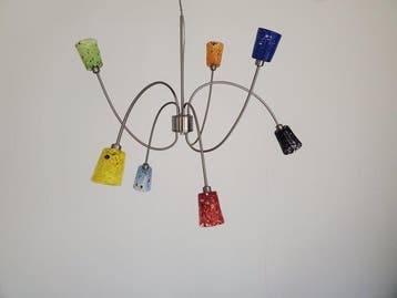 Cluster plafondlamp - Glas