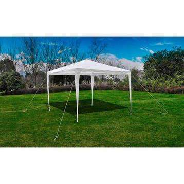 vidaXL Tuinprieel met piramidedak 3x3 m, Tuin en Terras, Verzenden, Nieuw