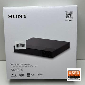 Sony Blueray / DVD speler S1700/K | Nieuw in doos., Verzenden, Gebruikt