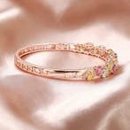 Zonder minimumprijs - Armband Verguld Toermalijn - Topaas -