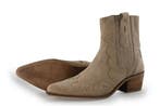 Manfield Cowboy laarzen in maat 40 Beige, Kleding | Dames, Schoenen, Verzenden, Beige, Manfield, Gedragen