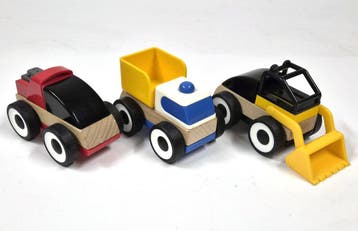IKEA Lillabo houten voertuigjes, set van 3, Kinderen en Baby's, Verzenden, Nieuw