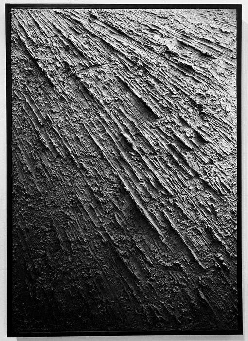 Jacopo Mattia Alegiani - LIght on black - Work already, Antiquités & Art, Art | Peinture | Moderne