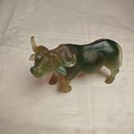 Daum - sculptuur, Buffalo - 14 cm - Pâte de verre - 1990