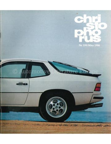 1986 PORSCHE CHRISTOPHORUS MAGAZINE 199 DUITS