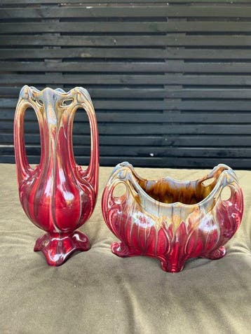 Thulin - Vase (3) - Poterie - Niveau dart belge