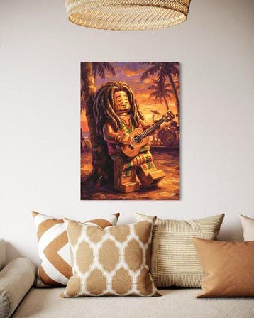 SDIMART - Bob Marley Lego Style Exclusive Limited Edition, Nieuw