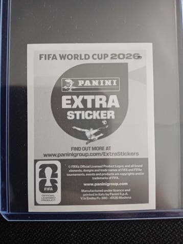 Panini Cristiano Ronaldo - 1 Sticker - Excellent (EX), Nieuw