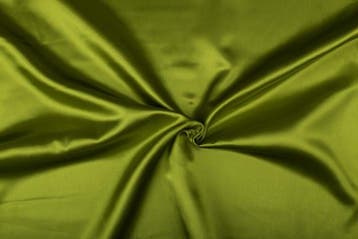 Satijn stof lichtgroen - Polyester stof 50m op rol, Verzenden