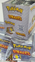 Pokémon Booster pack - Lot of x20 Pokemon Stickers Series 1