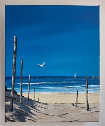 Cyril Beaufils (XX) - Bord de mer