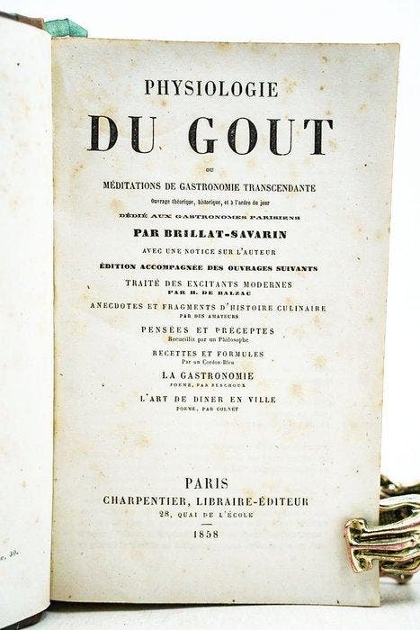 Richerand Anthelme Brillat-Savarin - Physiologie du goût, ou, Antiek en Kunst, Antiek | Boeken en Manuscripten