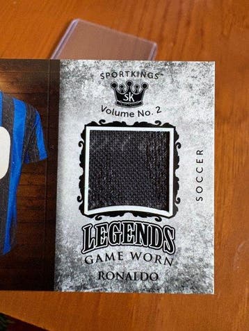 SportKings Legends Memorabilia Ronaldo Nazario game-used, Nieuw