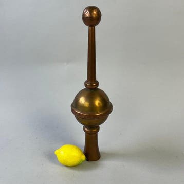 Decoratief ornament - Antieke massief messing pinakel /, Antiek en Kunst