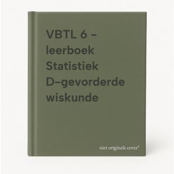 VBTL 6 - leerboek Statistiek D-gevorderde wiskunde, Boeken, Verzenden, Gelezen
