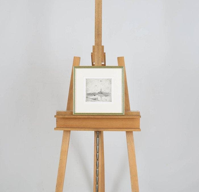 Willem Hendrik van der Nat (1864–1929) - Dorp, Antiquités & Art, Antiquités | Autres Antiquités